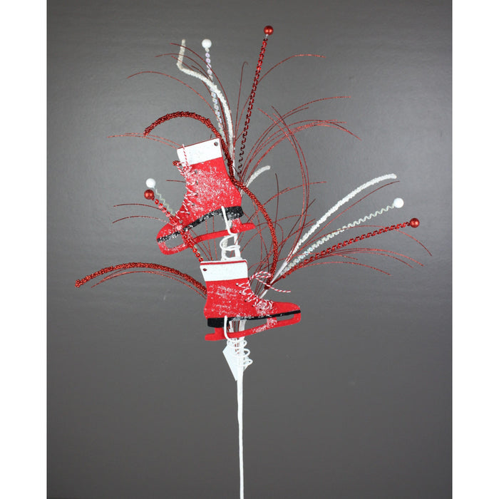 32 in Skate Pine Spray - Red/White