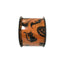 2.5 in Glitter Halloween Ribbon - Orange/Black