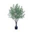 7 Ft Wide Olive Tree w/Plastic Pot - Green