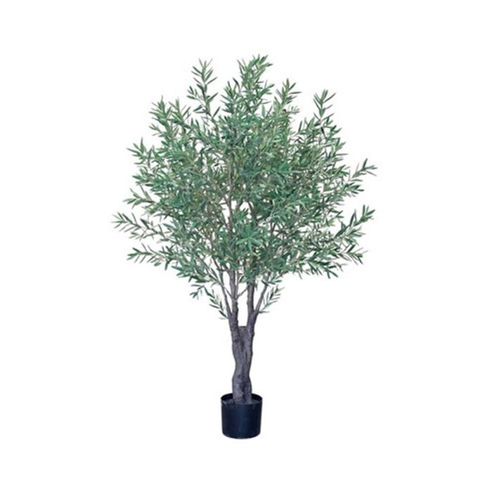 7 Ft Wide Olive Tree w/Plastic Pot - Green
