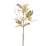 35 in Metallic Magnolia Leaves Branch - Gold