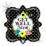 18" Floral Get Well Soon Balloon