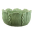 14 in Leaf Ceramic Bowl - Green