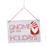 Gnome Holidays Ornament - Red/Grey