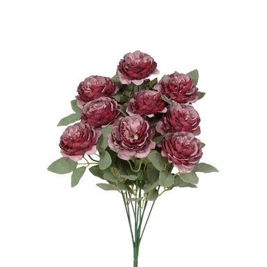 19" Polyester Ranunculus Bush - Plum