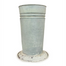 Metal Watertight Umbrella Planter - Antique Grey Wash