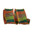2 1/2 in Plaid Dupioni Raymond Wired Edge Ribbon - Multicolor