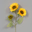 Polyester Sunflower Spray - Yellow