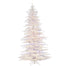 9 ft Snow Owl Flock Balsam Pine Tree - White
