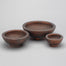 Ceramic Round Outdoor Bowl Planter - Antique Copper