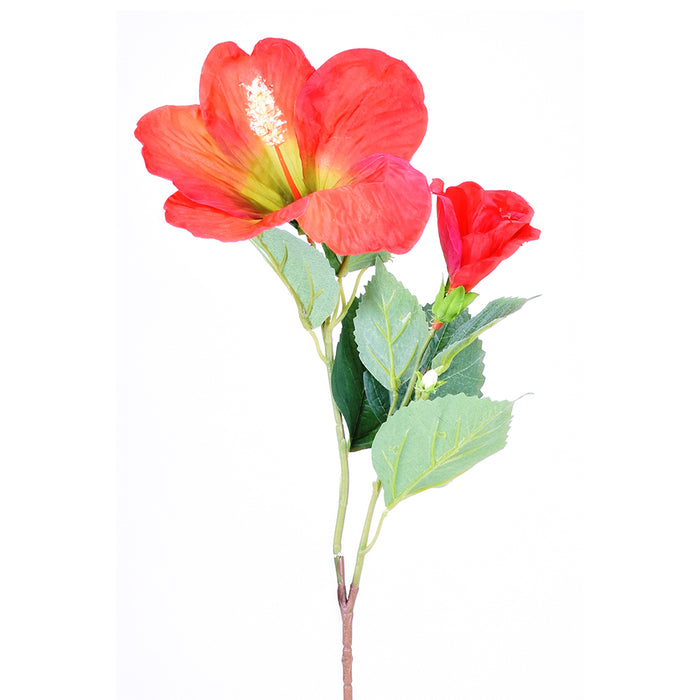26" Hibiscus Stem - Red