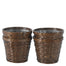 6" Round Standard Bamboo Planter