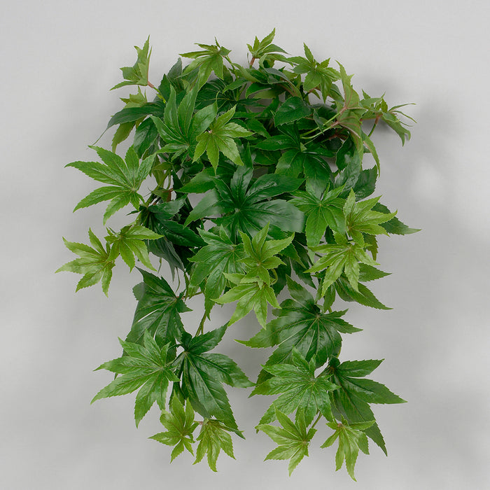 22" Real Touch Hanging Marijuana Bush - Green