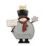 Metal Snowman 'Welcome' Wall Hanger