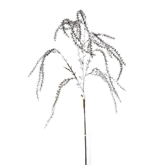35" Iced Amaranthus Branch - Natural