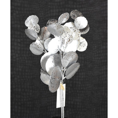 14.5" Glitter Eucalyptus Pick - Silver