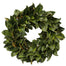 30" Magnolia Leaf Wreath - Green