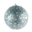 4" Beaded Ball Ornament - Blue