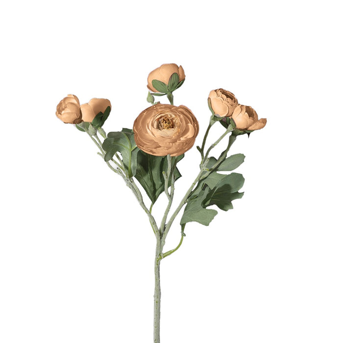 19 in Polyester Ranunculus Spray