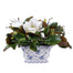 16" Magnolia In Pot - White/Green
