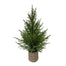 32 in Christmas Norfolk Tree w/Basket - Green