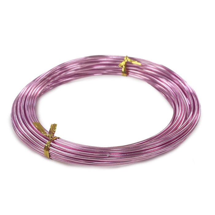 Aluminum Wire Coil - Pink