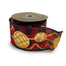 Metallic Ornament Ribbon - Red/Black/Gold