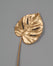Metallic Monstera Leaf - Gold