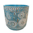 Blue Snowflake Pot