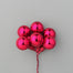 25Mm Glass Christmas Balls - Red