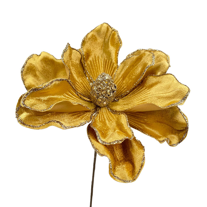 21" Magnolia Stem - Gold
