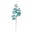 20 in Mixed Mm Plastic Ball Ornament Spray - Aqua