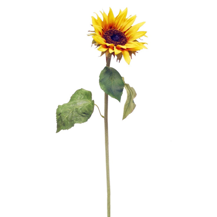 24" Sunflower - Yellow/Brown