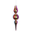 Glass Finial Ornament - Multicolor