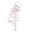 23.5 in Ribbon Spray - Pink