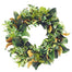 24 in Pittspotorium & Magnolia Leaf Wreath - Green