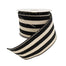Stripe Ribbon Black/Cream