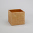 Textured Cube Pot w/Glitter - Gold