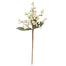 14" Berry Spray w/Leaves - Cream/Green