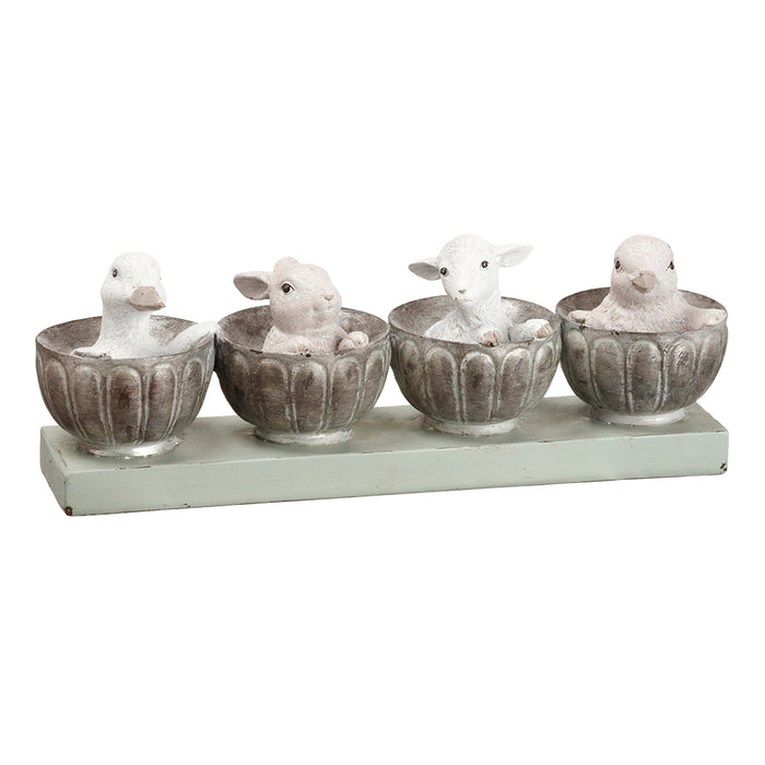 4" In Easter Table Dcor