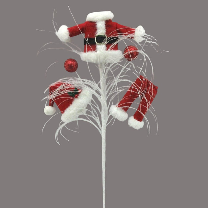 20 in Santa Clothes Spray - Red/White