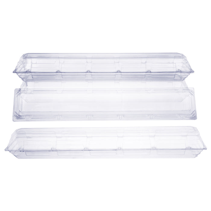 Clear Dozen Rose Box - 25 Inch
