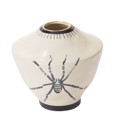 6.75 in Sinuous Vase - Off-White