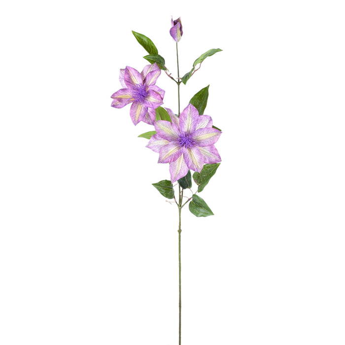 33.5" Clematis Spray - Purple