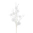 29" Glitter Snowflake Spray - White