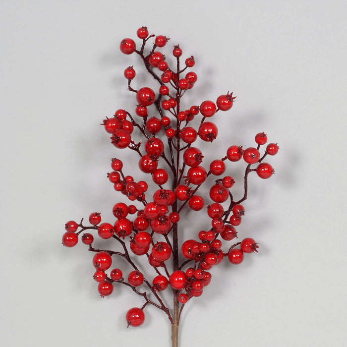 28" Styrofoam Berry Spray - Red