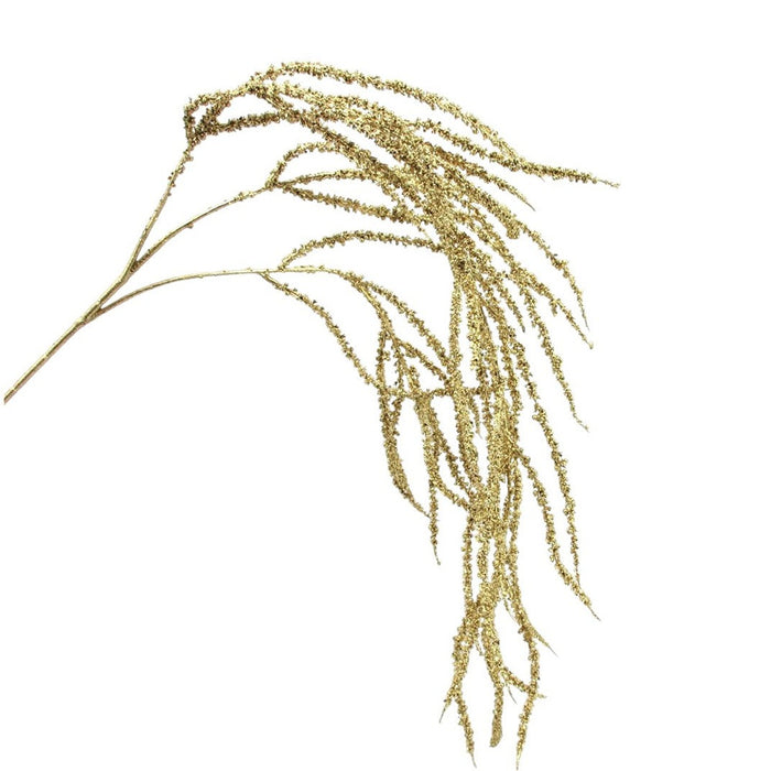 40 in Metallic Hanging Berry Spray - Gold