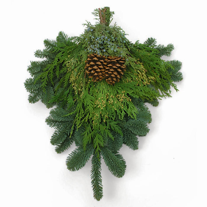 22" Mixed Evergreen Swag