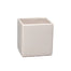 4 1/2 in Ceramic Cube - White