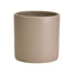 5 in Stoneware Cylinder - Matte Taupe